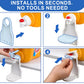 Laundry Detergent Dispenser Cup Holder with Upgraded Nozzle, Drip Tray & Easy Switch, No Mess Liquid Organizer for Laundry Room