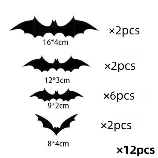 🔥2025 HALLOWEEN SALE - Bat Decoration Stickers🦇