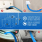 Dryer Vent Cleaner Kit Dryer Lint Vacuum Attachment with Stretch Universal Connector