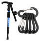🎯🏔️ Trekking pole 3in1 – length adjustable, shock-absorbing, Alu 6160 💪🦯 Compact & ergonomic – for ascent & descent, joint protection & backpacking.