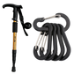 🎯🏔️ Trekking pole 3in1 – length adjustable, shock-absorbing, Alu 6160 💪🦯 Compact & ergonomic – for ascent & descent, joint protection & backpacking.