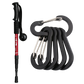 🎯🏔️ Trekking pole 3in1 – length adjustable, shock-absorbing, Alu 6160 💪🦯 Compact & ergonomic – for ascent & descent, joint protection & backpacking.