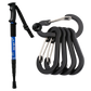 🎯🏔️ Trekking pole 3in1 – length adjustable, shock-absorbing, Alu 6160 💪🦯 Compact & ergonomic – for ascent & descent, joint protection & backpacking.