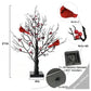 🐦Vintage Glowing Tree with Cardinals