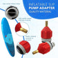 2Pcs Inflatable Boat SUP Pump Adapter, Premium Conventional Air Adapter, Sturdy SUP Air Adapter,Quickly Inflation and Strong Sealing SUP Pump Adapter, for Inflatable Boat, Paddleboard and Kayak.