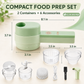 🧄🥕4-in-1 Handheld Electric Chopper – Slice, Mince, Peel & Clean in Seconds ⚡