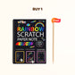BUY 2 GET 1 FREE🎨Creative Rainbow Scratch Art Notebook