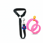 2-in-1 Dog Car Seat Belt & Walking Leash