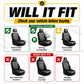 Car Seat Covers for 5 Seats Universal, Fabric Breathable Car Front & Rear Seat Protectors, Airbag Compatible, Full Protection, Fits Most Cars Trucks Vans SUVs, Red Gray Black Blue Seat Covers, Car Decor Gift, Truck Accessories, Car Interior Accessories