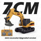 1/64 Mini RC Excavator, Dump Truck & Forklift Toy Set
