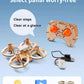 Wooden assembled DIY quadcopter drone model parent-child interactive scientific experiment teaching aids intelligent equipment
