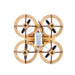 Wooden assembled DIY quadcopter drone model parent-child interactive scientific experiment teaching aids intelligent equipment