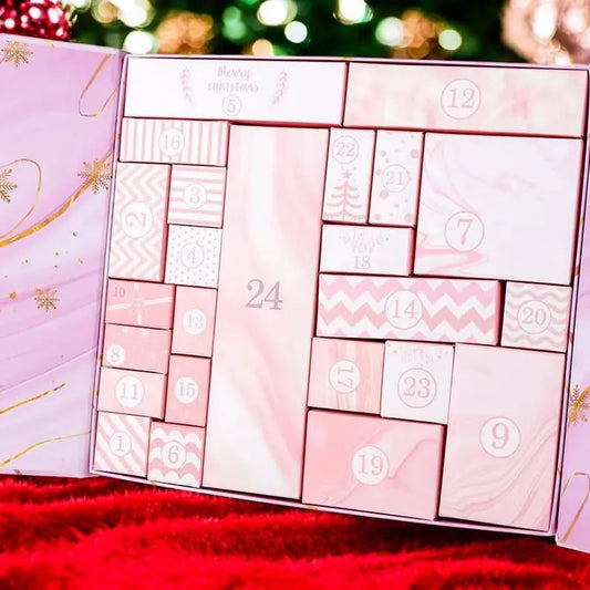 🔥Huge Christmas Sale: 80% OFF!!!🎁 24 Days of Surprises — Pink Marble Advent Calendar 2025