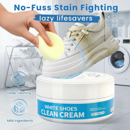 💥Multipurpose No-Wash White Shoe Cleaner Cream❤️