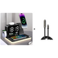 5-in-1 Wireless Charging Station with Clock & Night Light