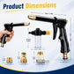 💪BUY 2 GET 1 FREE!!🏆High-Pressure Water Jet Gun💦Ergonomic Grip • Booster Nozzle • Hose Included-Powerful Car Wash🚗 Garden Watering🌻Effortless to Use!