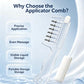Scalp Liquid Applicator Comb, Refillable Hair Root Oil Massage Comb for Hair Care Treatment