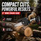 6-inch Cordless Mini Chainsaw with 2 Batteries