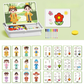 🎉 Magnetic Puzzle Dress-Up Game Children's Double-Sided Educational Toy Portable Preschool Learning Toy