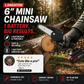 6-inch Cordless Mini Chainsaw with 2 Batteries