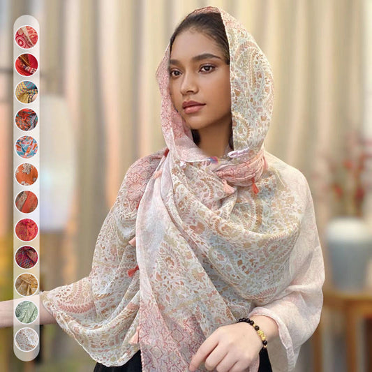 🔥2024 Fall Hot Sale🔥Women's Button Shawl Scarf for Sun Protection