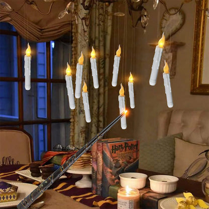 Fantasy Floating Candles with Wand Remote