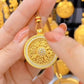 Women's Elegant Necklace with Rotatable Pendant