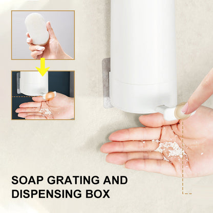 A box that turns soap into powder without touching water
