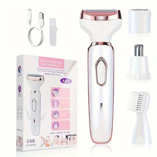 4-In-1 Electric Cordless Lady Body Hair Shaver