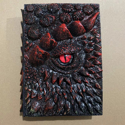 3D Textured Fantasy Dragon Eye Notebook