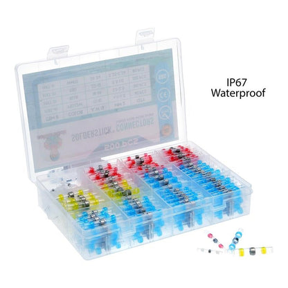 Haisstronica Solder-Seal Wire Connectors - Waterproof heat-shrink connectors with a self-soldering function