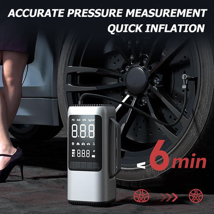 9-In-1 Car Jump Starter with Air Compressor