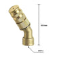 Adjustable Brass Sprayer Nozzle - 45° Tilted