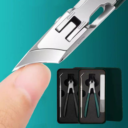 🔥2026 Hot Sale🔥 Anti-Splash 25° Slant Edge Nail Clipper 3-Piece Set