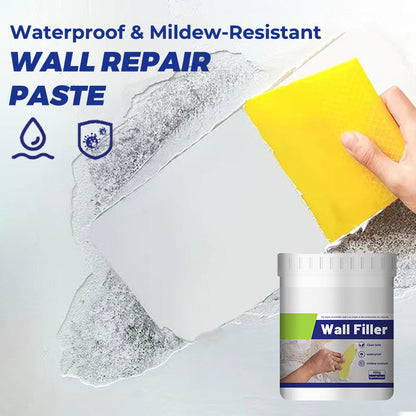 🛡️ Waterproof & Mildew-Resistant Wall Repair Paste🌿