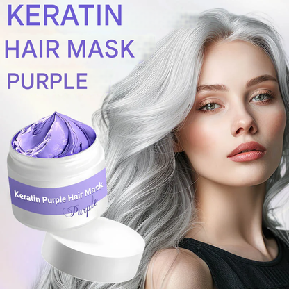 🔥Buy 2 Get 3 FERR  🎉BUY MORE SAVE MORE💜Purple Keratin Hair Mask