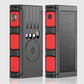 Portable Solar Power Bank with Built-In Cables