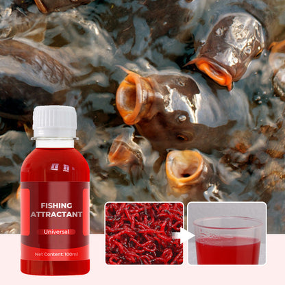 Concentrated universal liquid bait with redworm