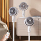 🎊Summer Sale: 50% off and free shipping🌀✨Motorized floor fan, 20dB ultra-quiet fan, 30m airflow range, 2465m³/h airflow, fan with remote control & cooling