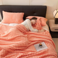 🛏️Thickened Rabbit Plush&Milk Velvet Cover Blanket🍂Wrap up in Ultimate Comfort