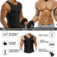 Men's Workout Zipper Body Shaper Tank Top