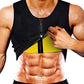 Men's Workout Zipper Body Shaper Tank Top
