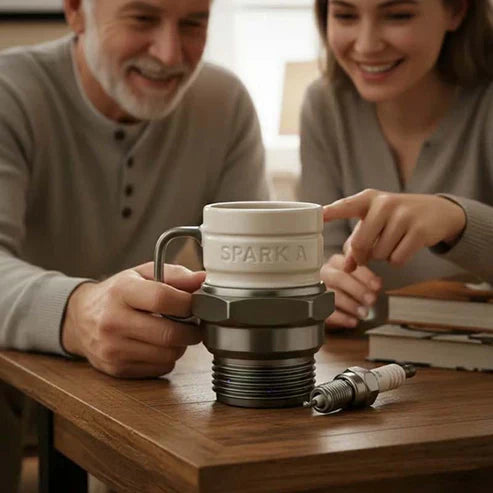 🎁The best Christmas gift🎅Creative Spark Plug Mug