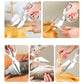 Stainless Steel Sharp Forged Slicing Knife+Multifunctional Heavy-Duty Kitchen Shears