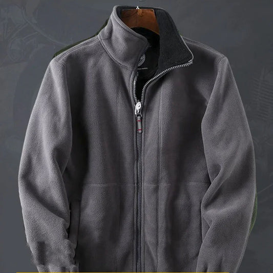 [Best Gift For Him] Men’s Double-Layer Fleece Hooded Jacket
