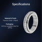 🎄Christmas Special Offer🎄⏰Titanium Steel Rotatable Spinner Ring with Zirconia