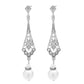 1920s Vintage Faux Pearl Drop Earrings