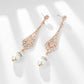 1920s Vintage Faux Pearl Drop Earrings