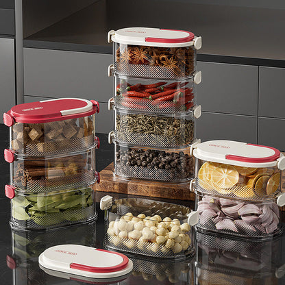 Multi-layer Closed Condiments Organizer