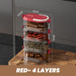 Multi-layer Closed Condiments Organizer